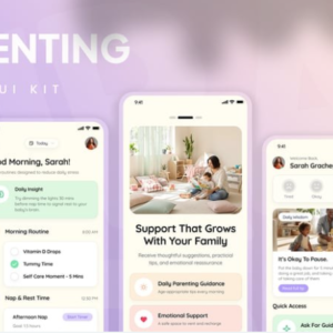 Download AI Parenting App UI Design Resource Pack